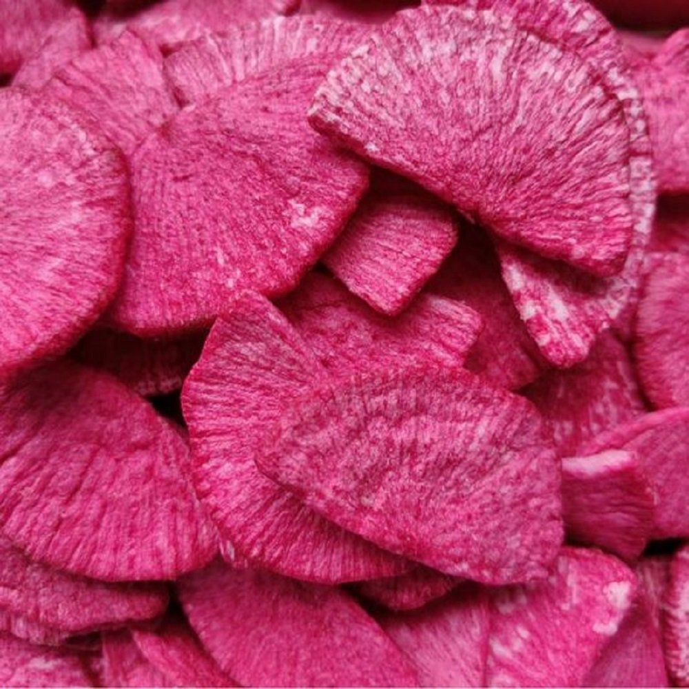 vacuum fried red radish vacuum fried red radish