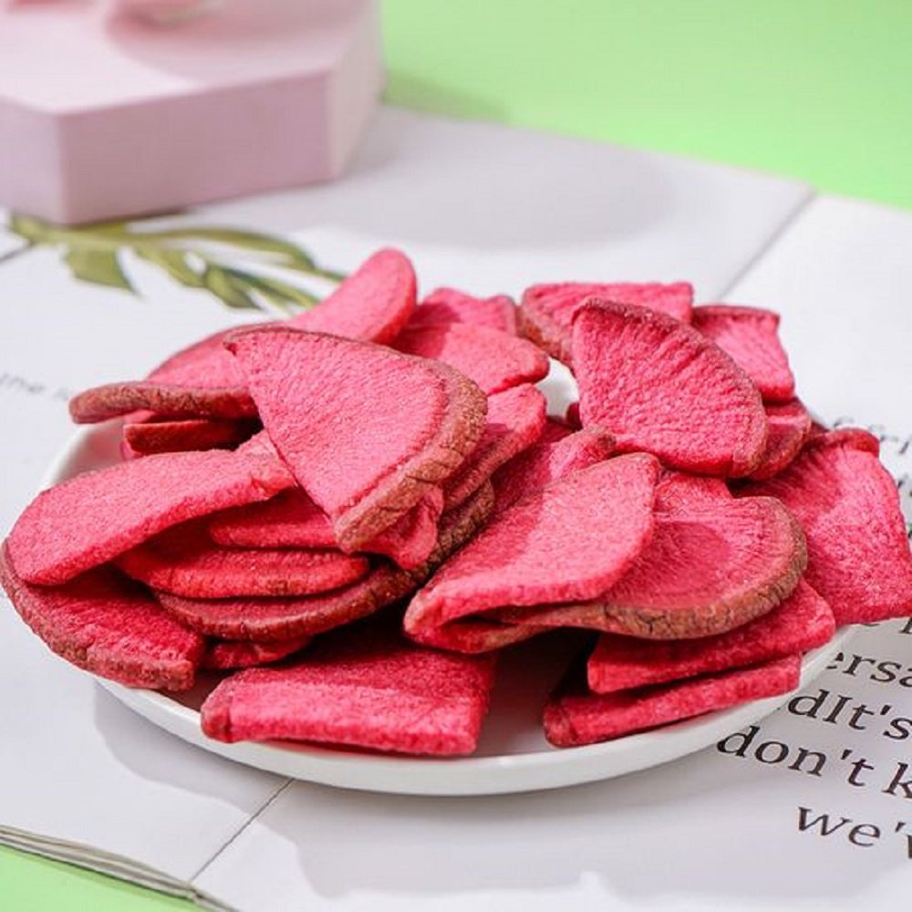 vacuum fried red radish vacuum fried red radish