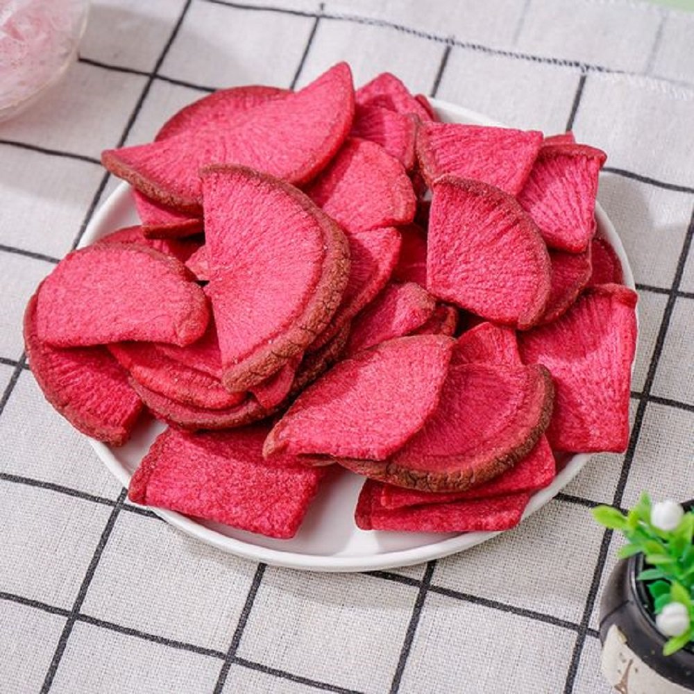 vacuum fried red radish vacuum fried red radish