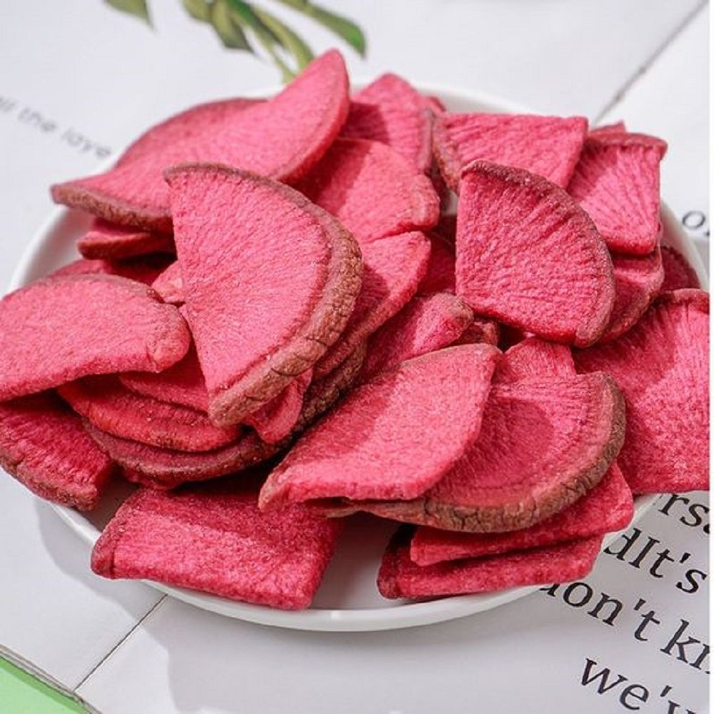 vacuum fried red radish vacuum fried red radish