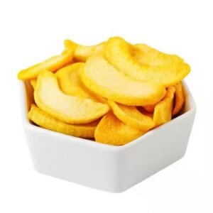 vacuum fried yellow peach