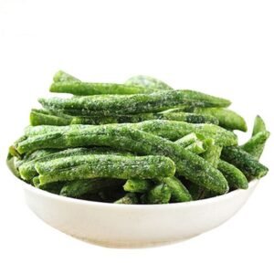 vacuum fried green beans